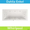 Whirlpool Boss & Wessing Dahlia Jetline 190x90 Cm Enkel Systeem Geborsteld RVS