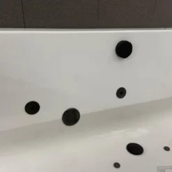 Whirlpool Boss & Wessing Urby Jetline 190x90 Cm Dubbel Systeem Black Tin -Zalig Baden Verkoopwinkel whirlpool boss wessing urby jetline 170x75 cm dubbel systeem black tin sfeer 2