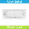 Whirlpool Boss & Wessing Urby Jetline 190x90 Cm Enkel Systeem Black Tin