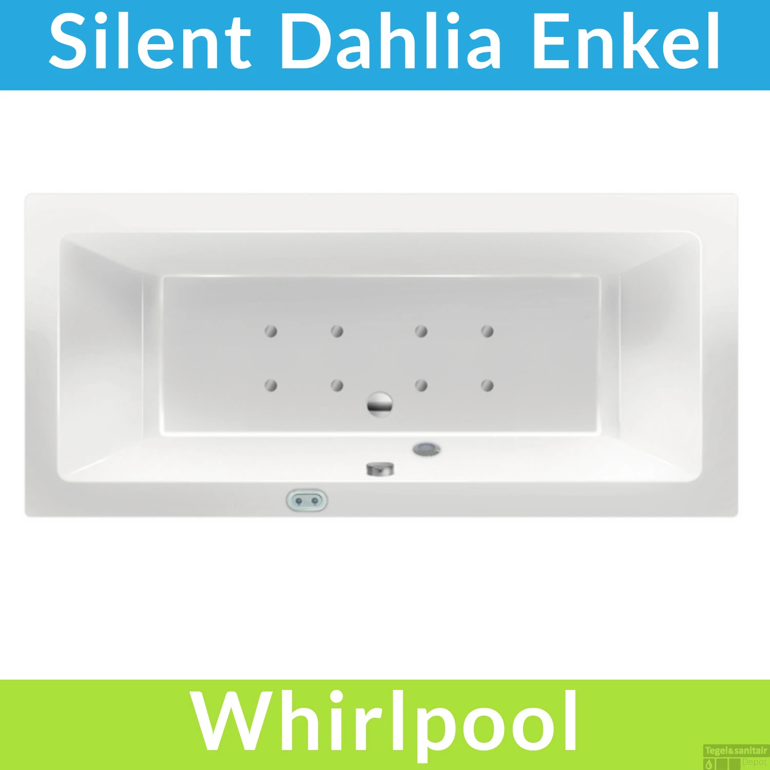 Whirlpool Boss & Wessing Dahlia Silent 2 190x90cm Enkel Systeem 1 Whirlpool Boss & Wessing Dahlia Silent 2 190x90cm Enkel Systeem