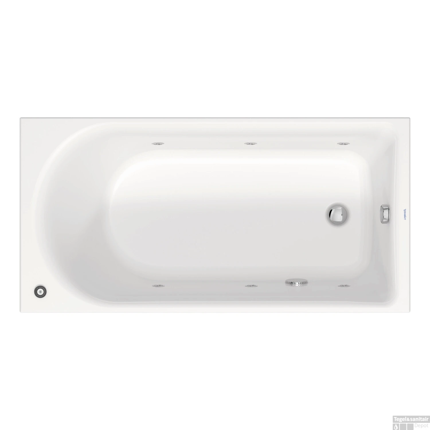 Whirlpool Duravit D-Neo Inbouw 150x75x48.5 Cm Wit 1 Whirlpool Duravit D-Neo Inbouw 150x75x48.5 Cm Wit