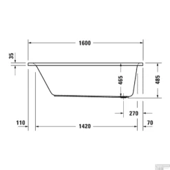Whirlpool Duravit D-Neo Inbouw 160x70x48.5 Cm Wit 5 Whirlpool Duravit D-Neo Inbouw 160x70x48.5 Cm Wit -Zalig Baden Verkoopwinkel whirlpool duravit d neo inbouw 160x70x48.5 cm wit tech2