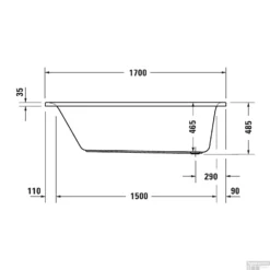 Whirlpool Duravit D-Neo Inbouw 170x75x48.5 Cm Wit 5 Whirlpool Duravit D-Neo Inbouw 170x75x48.5 Cm Wit -Zalig Baden Verkoopwinkel whirlpool duravit d neo inbouw 170x75x48.5 cm wit tech2