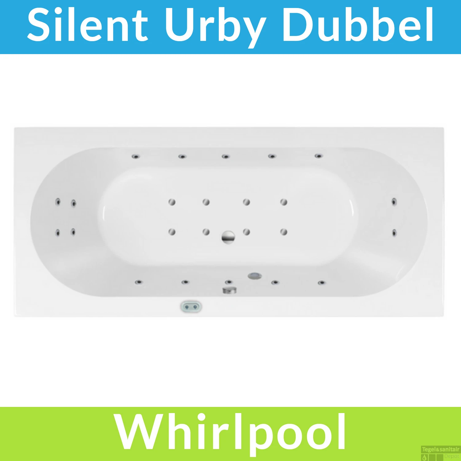 Whirlpool Boss & Wessing Urby Silent 3 180x80cm Dubbel Systeem 1 Whirlpool Boss & Wessing Urby Silent 3 180x80cm Dubbel Systeem