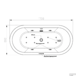 Whirlpool Wiesbaden Libero Vrijstaand Ligbad 170x80x59 Cm Inclusief Waste Wit -Zalig Baden Verkoopwinkel whirlpool wiesbaden libero vrijstaand ligbad 170x80 cm inclusief waste wit tech