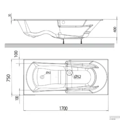 Whirlpoolbad Allibert Namea Dolcea 180x80x53 Cm Incl. Poten Wit 7 Whirlpoolbad Allibert Namea Dolcea 180x80x53 Cm Incl. Poten Wit -Zalig Baden Verkoopwinkel whirlpoolbad allibert moovance essentia 180x80x53 cm incl. poten tec 5