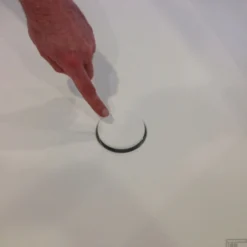 Vrijstaand Bad Best Design Puur Mat Wit 180x90x58cm Solid Surface Mat Wit -Zalig Baden Verkoopwinkel witte afdekkap