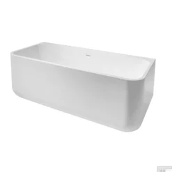 Half Vrijstaand Bad Xenz Guido 160x71x62 Cm Solid Surface Wit