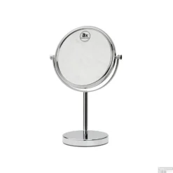 Vrijstaande Kaptafel Spiegel Sapho Rond 20 Cm Chroom