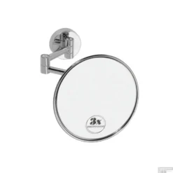 Make-up / Scheerspiegel Sapho X-Round Wandmontage 3x Zoom Rond 14 Cm Chroom
