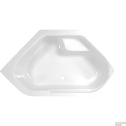 Inbouw Zeshoekig Bad Wisa Anzio 145x145 Cm Wit